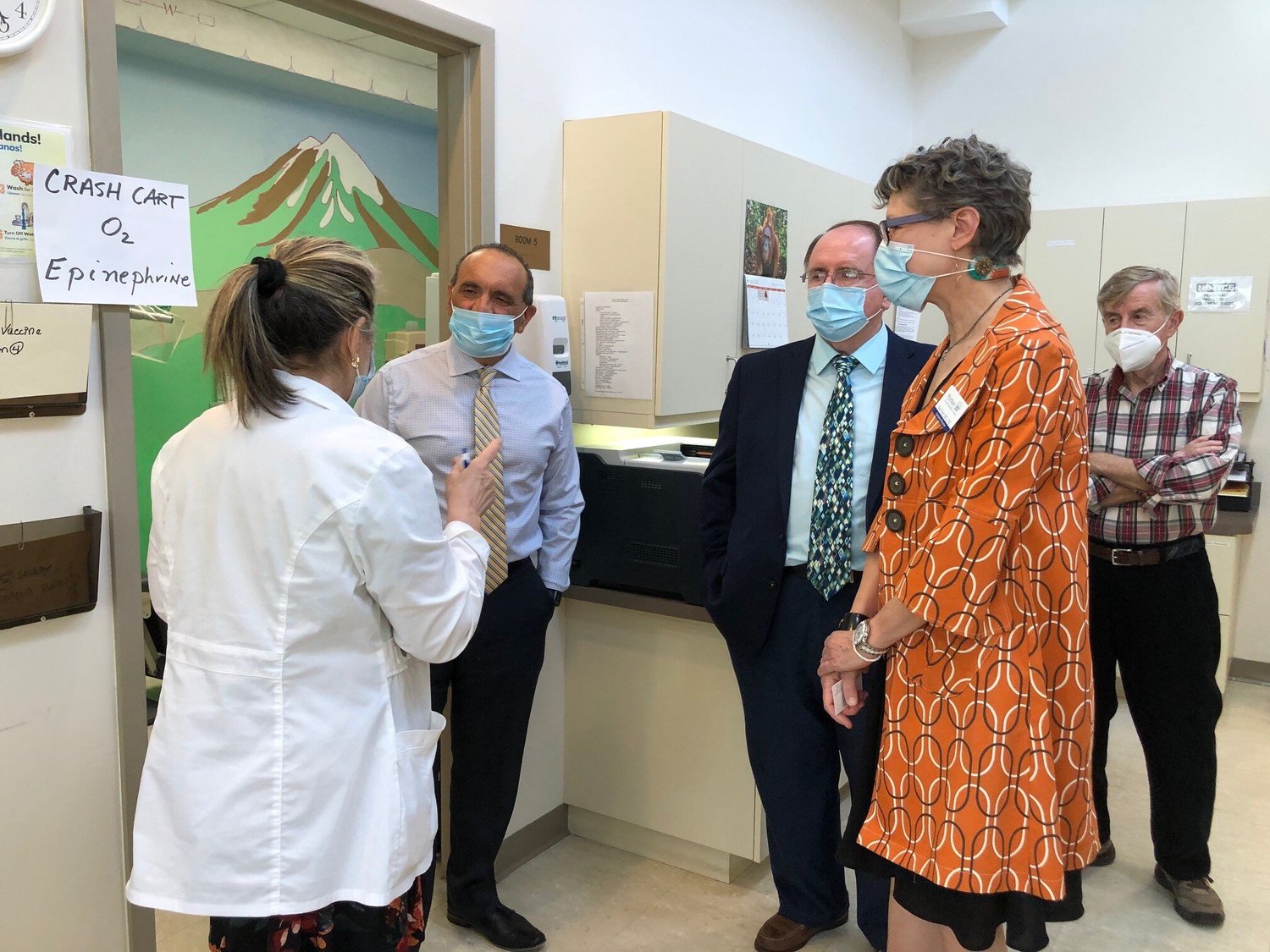 County Commissioner Visits Parker in Action!